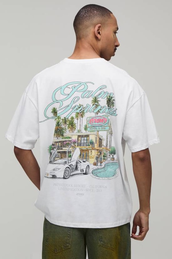 BOOHOOMAN Oversized Palm Springs T-Shirt Review