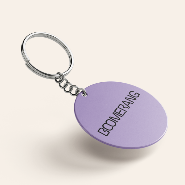 Boomerang Tag Keyring Review