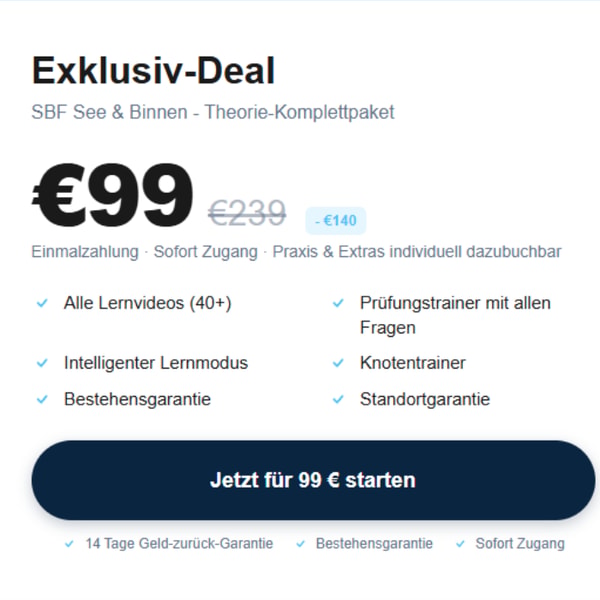 BootsschuleX Exklusiv-Deal SBF See & Binnen Review