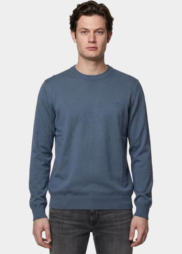 Bos Men Shop BOSS Black Pullover heren Blauw Upacas Beoordeling