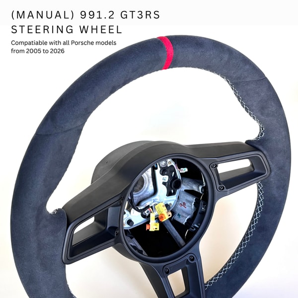 Boston Motortech Manual Porsche Steering Wheel OEM Alcantara Compatible Review