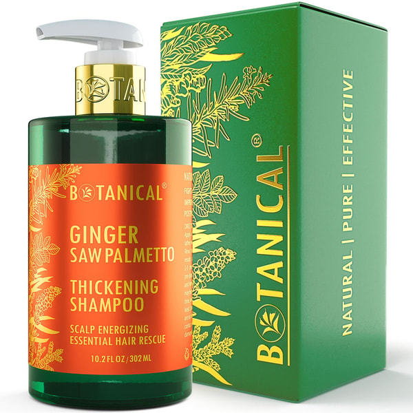 Botanical Green Lab Ginger & Saw Palmetto Hair Thickening Shampoo Review