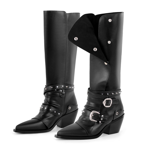Bottes Santiag Santiags Noires Texas Glam Avis