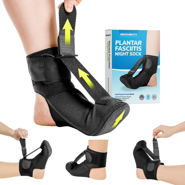 BraceAbility Plantar Fasciitis Night Sock Splint Review
