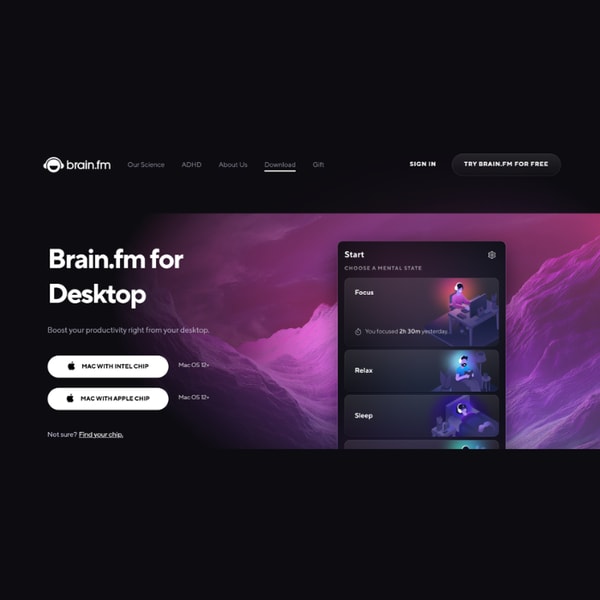 Brain.fm Desktop App Review