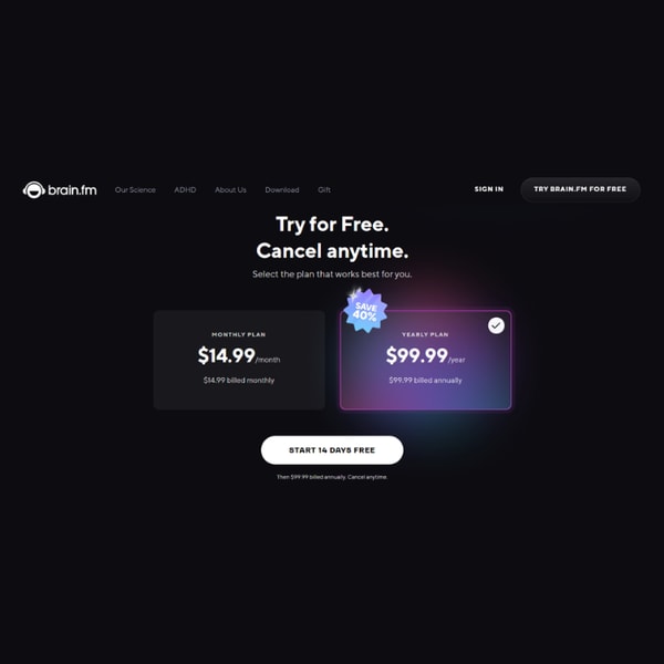 Brain.fm Subscription Review