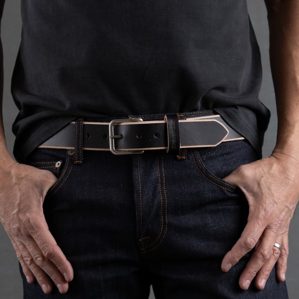 Brave Star Selvage RW Leather Belt in Black Tea-Core Review