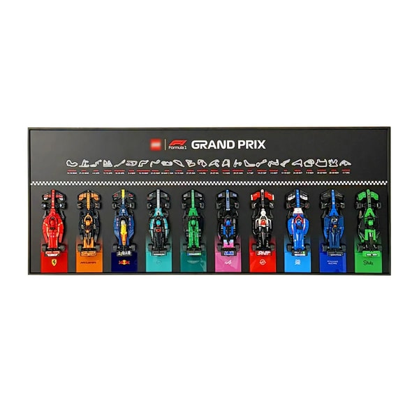BrickZoneHub Wall-Mounted Display Frame Compatible with LEGO Speed Champions F1 Series Review