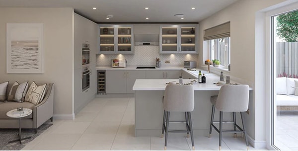 Brooklands Kitchens Fenton Slab Door Kitchen Bundle White Reviews