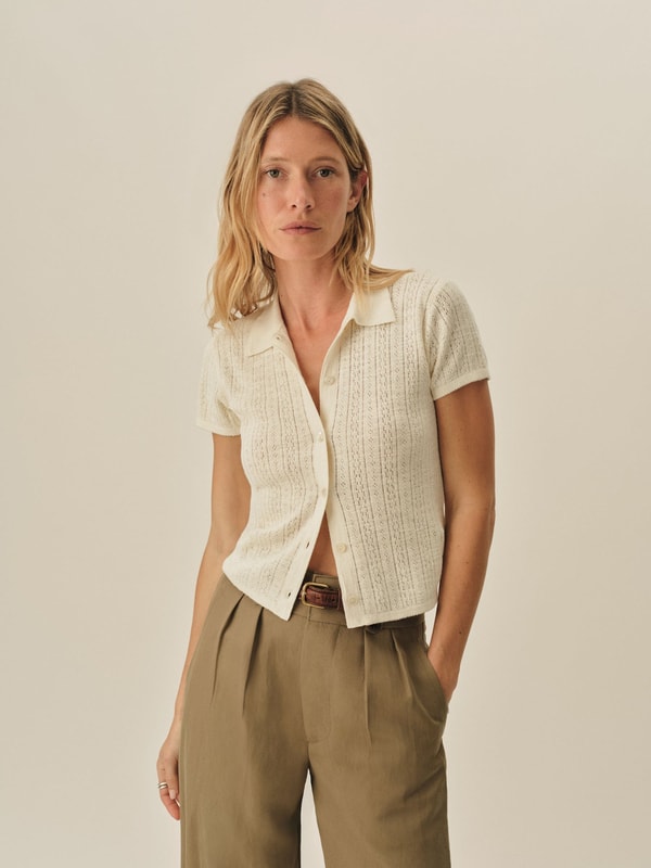 Buck Mason Coastal Linen Pointelle Polo Review