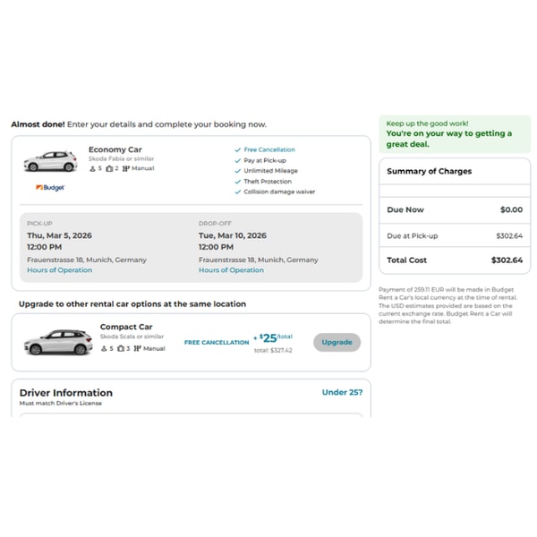 Airport Rental Cars Budget Rental Cars Review