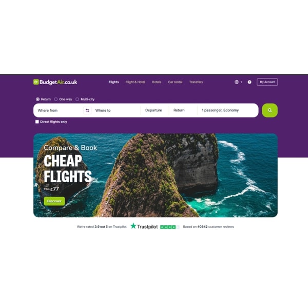 BudgetAir Flight Bookings Review
