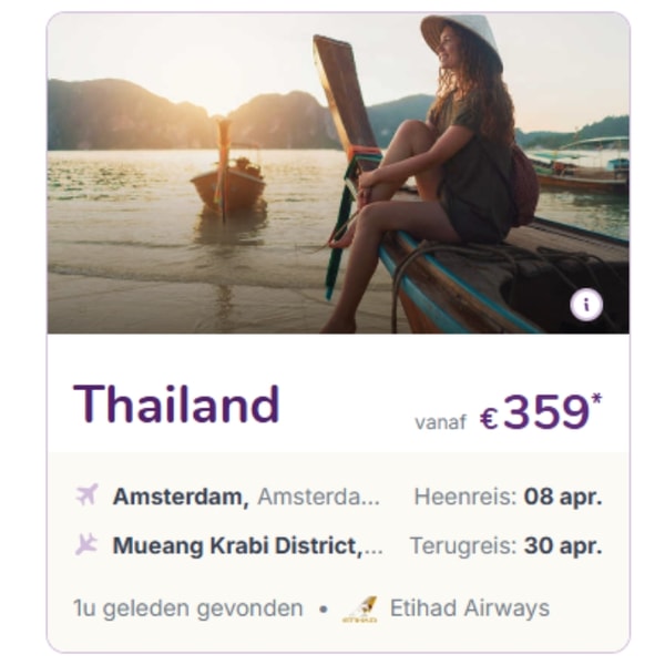 BudgetAir.nl Thailand Beoordeling