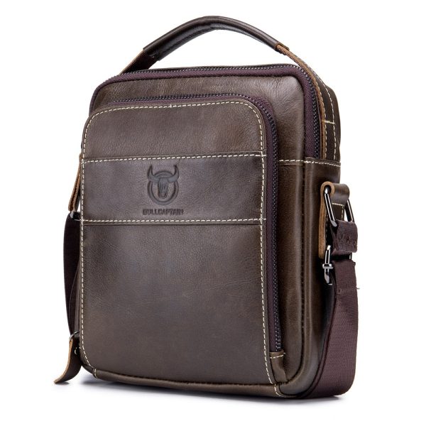 Bullcaptain Herren Leder-Umh&auml;ngetasche, modische Freizeithandtasche Bewertung