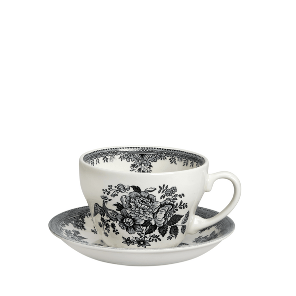 Burleigh Black & White Asiatic Pheasants Breakfast Cup & Saucer Review