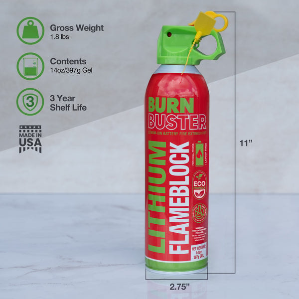Burn Buster Lithium-Ion Fire Extinguisher Review