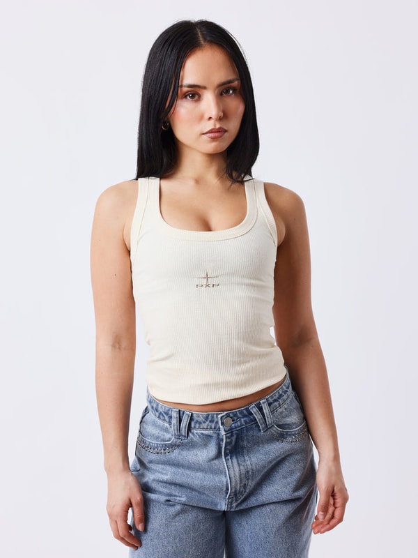 Burned Sports Project X Paris Dames Tank-Top Beige Beoordeling