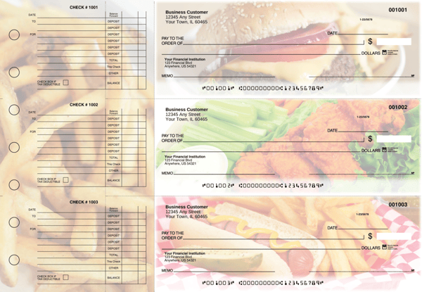Buschecks.com American Cuisine Accounts Payable Designer Business Checks Review