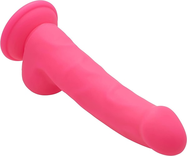 BuzzPinky Mr. Winky Silicone Suction Dildo 8"20cm Pink Review