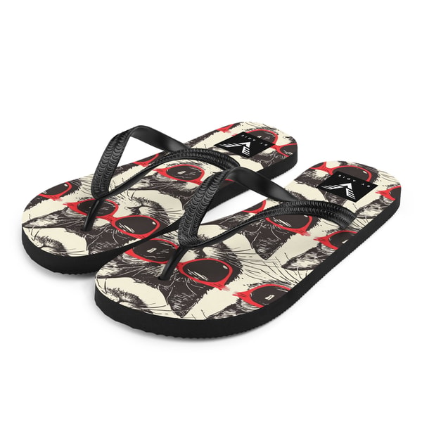 By Adie Midnight Cool Cat Flip Flops Review