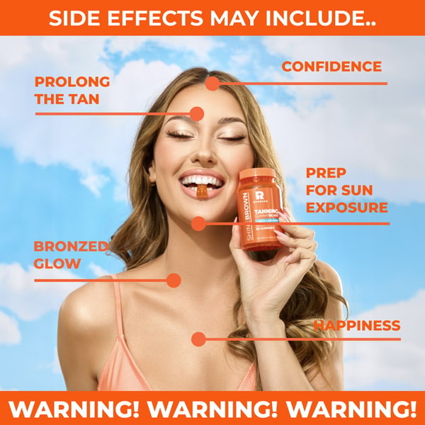 BYROKKO Beta Carotene Tanning Gummies recenze