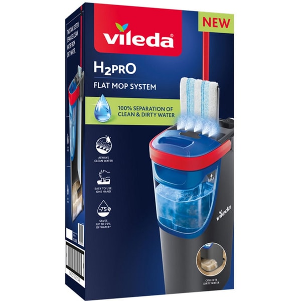 Caddy's Vileda H2Pro Flat Mop Sistema Recensione