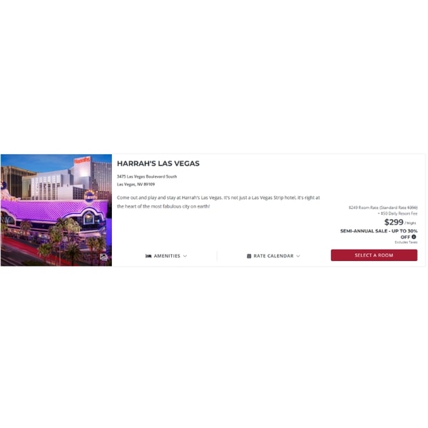 Caesars Entertainment Harrah's Las Vegas Review