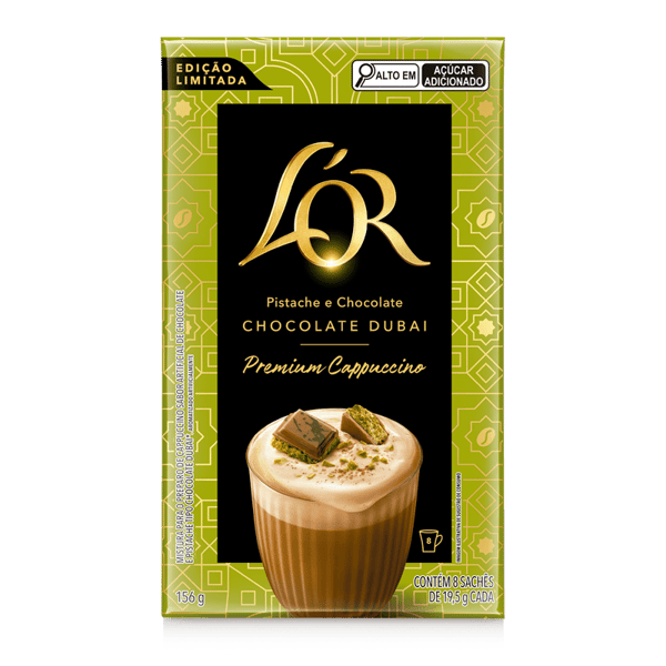 Caf&eacute; L'or Cappuccino Dubai Chocolate Avalia&ccedil;&atilde;o