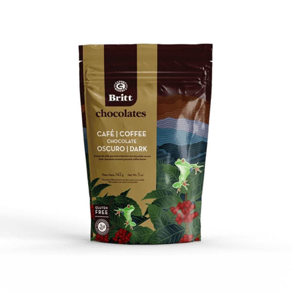 Cafe Britt Dark Chocolate Covered Coffee Beans Review