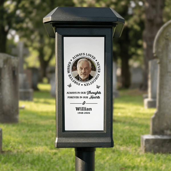 Callie Personalised Forever in My Hearts Waterproof Photo Solar Garden Light Review