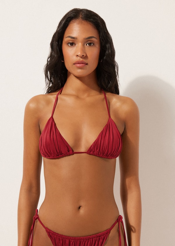 Calzedonia Haut de Maillot Triangle Rembourrage Amovible Shiny Satin avis