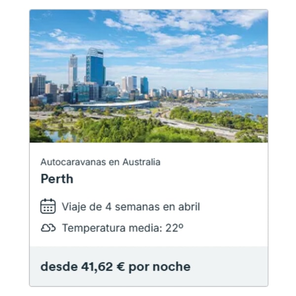 CamperDays Autocaravanas en Perth Rese&ntilde;a