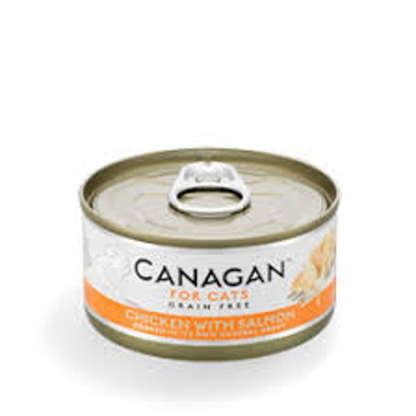 CANAGAN カナガンキャットフード チキン & サーモン 缶詰 レビュー