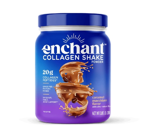 Enchant Brands Caramel Macchiato Collagen Peptides Shake Powder Reviews