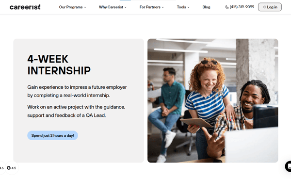 Careerist QA Engineering Review