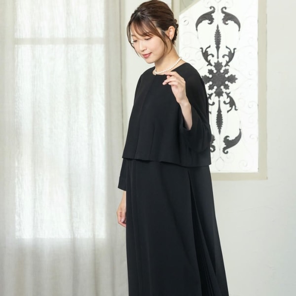 Cariru Formal SORITEAL 2ピース風サイドプリーツワンピース レビュー