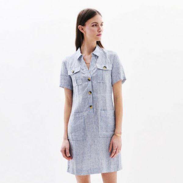 Caroll Jurk laure1 denim stone vrouw Beoordeling