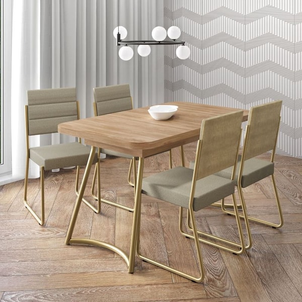 Carraro Dining Room Set with 4 Chairs Hilli Carraro Avalia&ccedil;&atilde;o