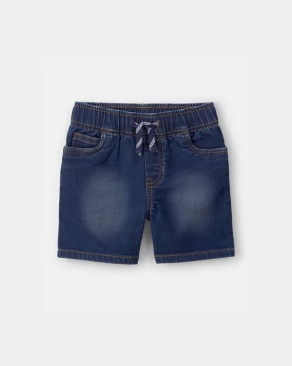 Carter&rsquo;s Toddler Boy Denim Drawstring Shorts - Dark Wash Review