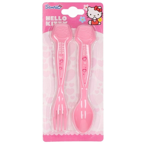 Cartoon megastore Hello Kitty vork en lepel Beoordeling