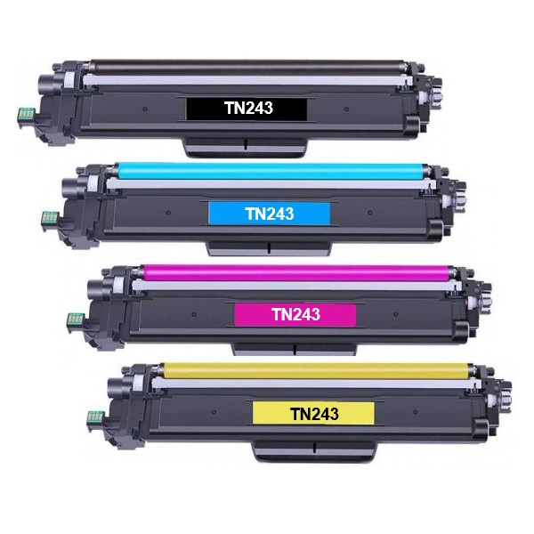 Cartouche du Toner Pack de 4 Cartouches de Toner Brother TN243 BK-C-M-Y Compatibles Review