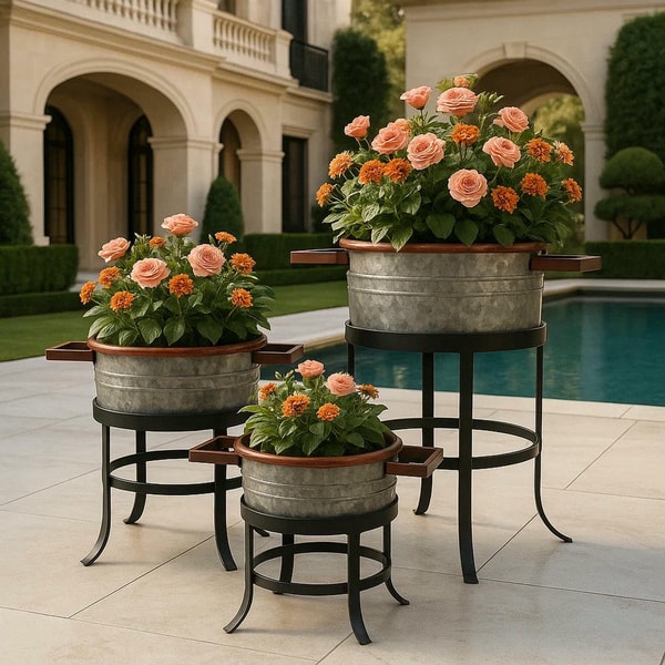 Casagear 3 Piece Metal Planter Set Review