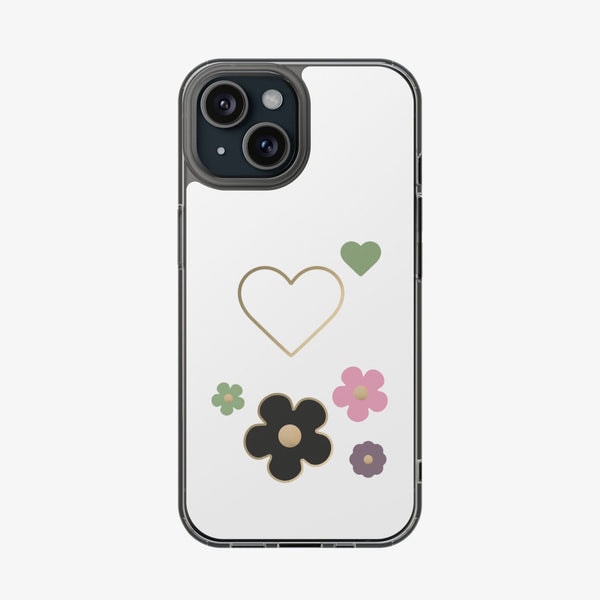 Case Magic Floral Heart Clear Phone Case Review