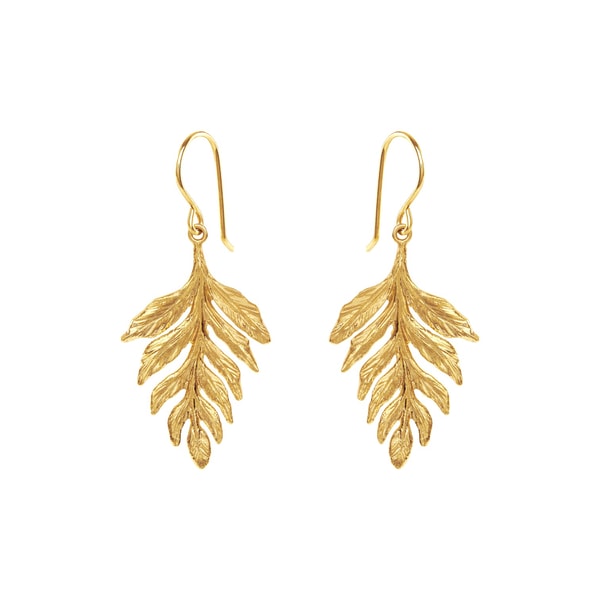 Catherine Zoraida Gold Fern Drop Earrings Review
