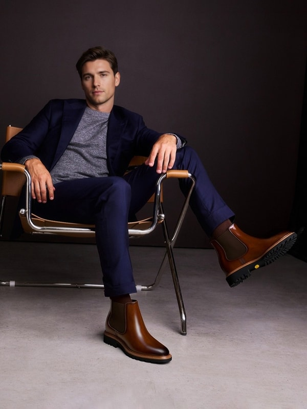 Chamaripa Brown Leather Chelsea Boots Reviews