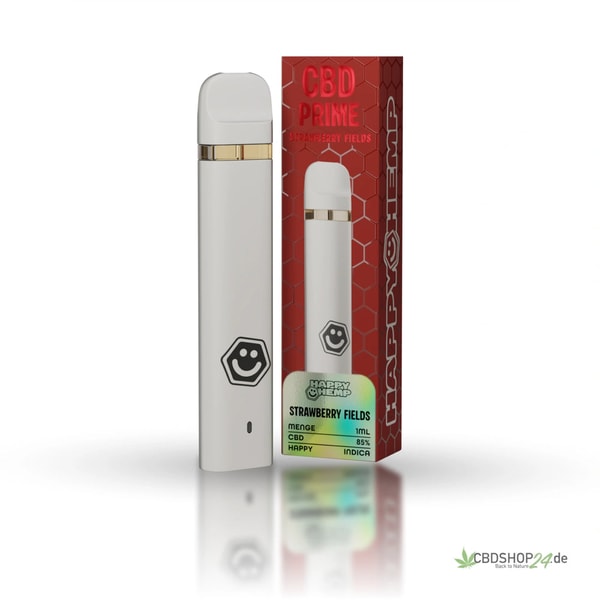 CBD SHOP 24 Happy Hemp CBD Vape 85% Bewertung
