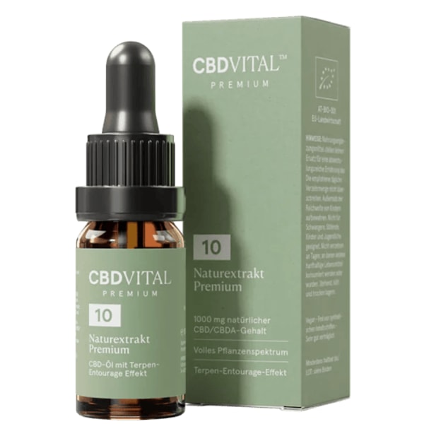 CBD Vital CBD Naturextrakt PREMIUM &Ouml;l 10% Bewertung