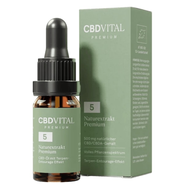 CBD Vital CBD Naturextrakt PREMIUM &Ouml;l 5% Bewertung