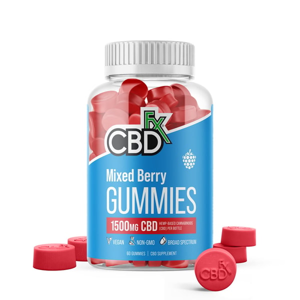 CBDfx Original Mixed Berry Broad Spectrum CBD Gummies Review