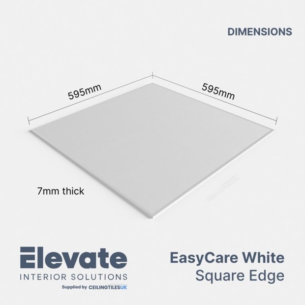 Ceiling Tiles Elevate EasyCare White Review